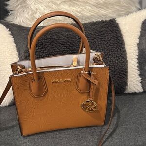 Michael Kors Brown Leather Satchel